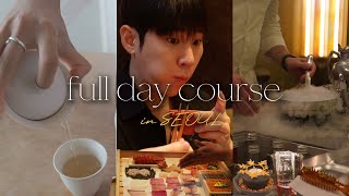 Full Day Course In Seoul 🇰🇷 | Akiraback Omakase, Charles H Bar, Tea Course
