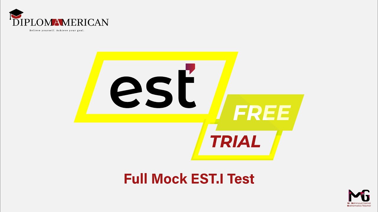 EST 1 Math Test – Free Trial 2025 | No Calculator Section - American Diploma