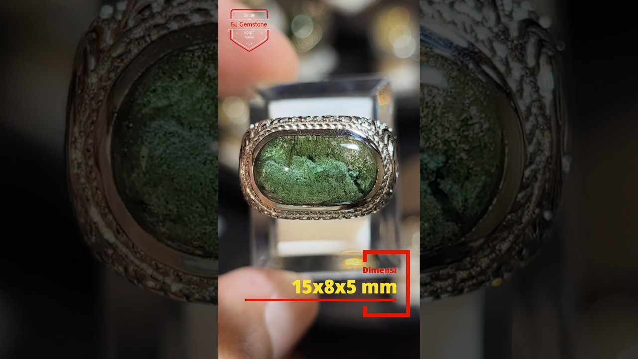 READY‼️cincin batu kecubung Kinyang karang natural quartz  