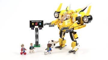 Lego China Enlighten 3004 Super Soccer Football Century Steal Robot - MengBrick Build