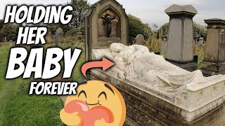 Beautiful mother and baby grave | Undercliffe Cemetery Walking Tour - Part 2