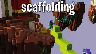 Terrorizing Bedwars Players With Scaffold