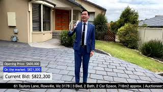 Live Auction @ 61 Taylors Lane, Rowville | 11:30am 07/11/2020