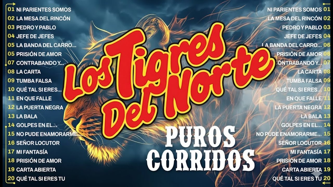 LOS TIGRES DEL NORTE MIX 2025 🎶 CORRIDOS Y NORTEÑAS VIEJITAS CANCIONES DE LOS TIGRES DEL NORTE🔥04