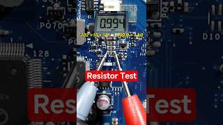 SMD Resistor Test #electronics #shorts #motherboardrepair #repair #electronicsrepair