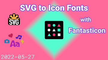 SVG to Icon Fonts