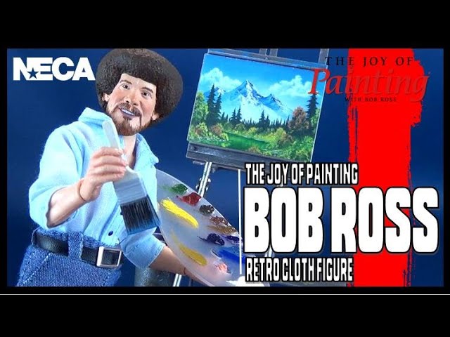 The Joy of Painting Bob Ross Figure
