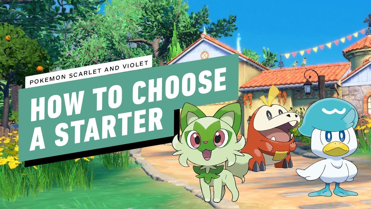 Pokemon Scarlet and Violet: How to Choose Your Starter