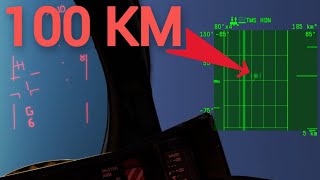 100km kill in Sim mode - Sensor view