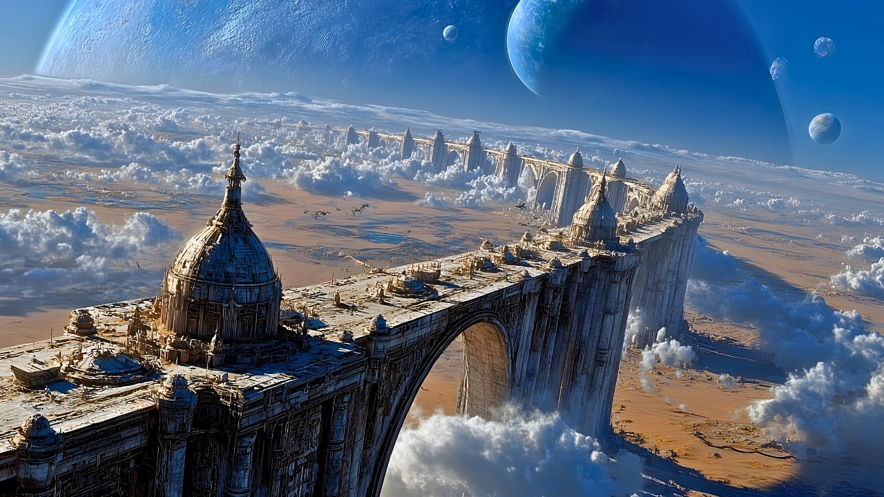 Orbital Sanctuaries | Ultra Slow Space Ambient & Infinite Megastructures | 4K