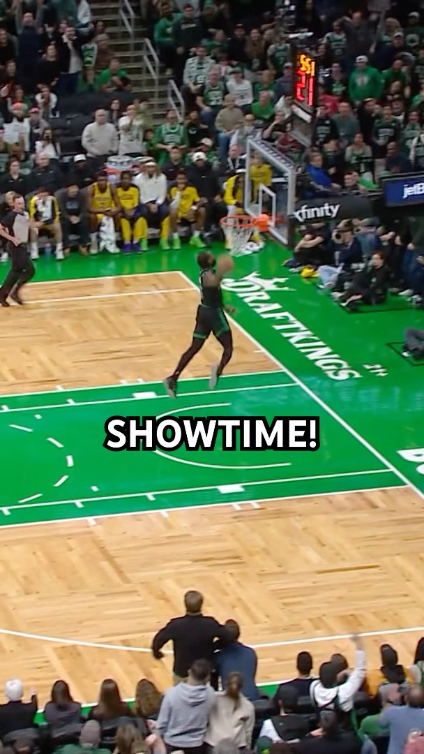 Jaylen Brown living ABOVE THE RIM against Indiana ?