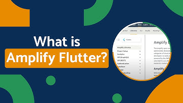 What is Amplify Flutter? | AWS Amplify | Tooling | Initialize AWS Amplify for Flutter Applications