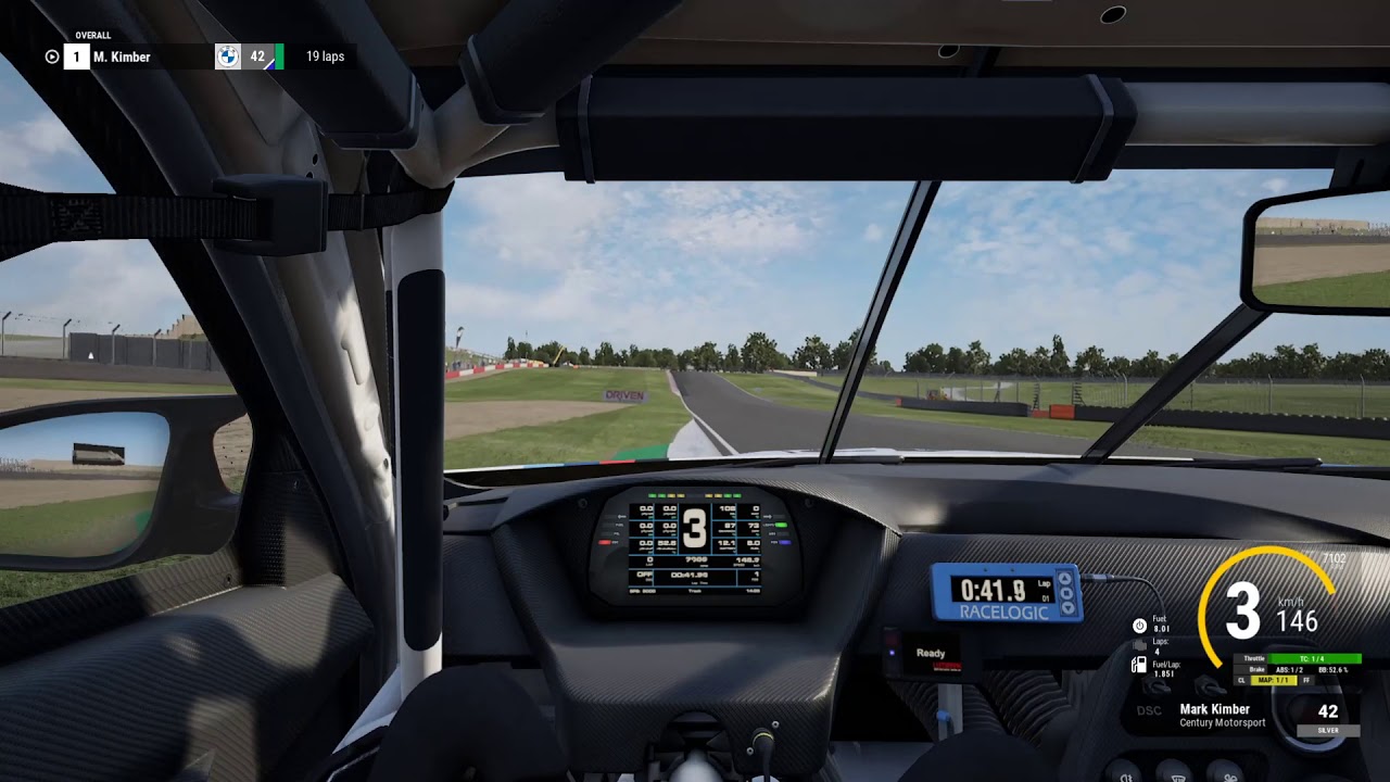 ACC setup and onboard - BMW M4 GT4 - Donington  - Charlie Crossland (Chazmo)