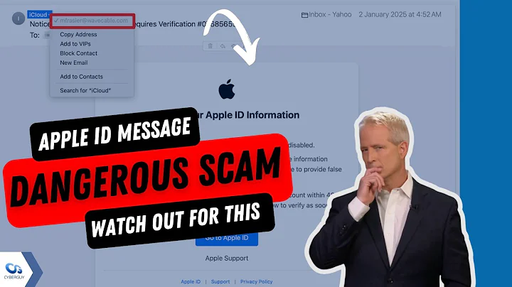 That Apple ID disabled message? It's a dangerous scam | Kurt the CyberGuy