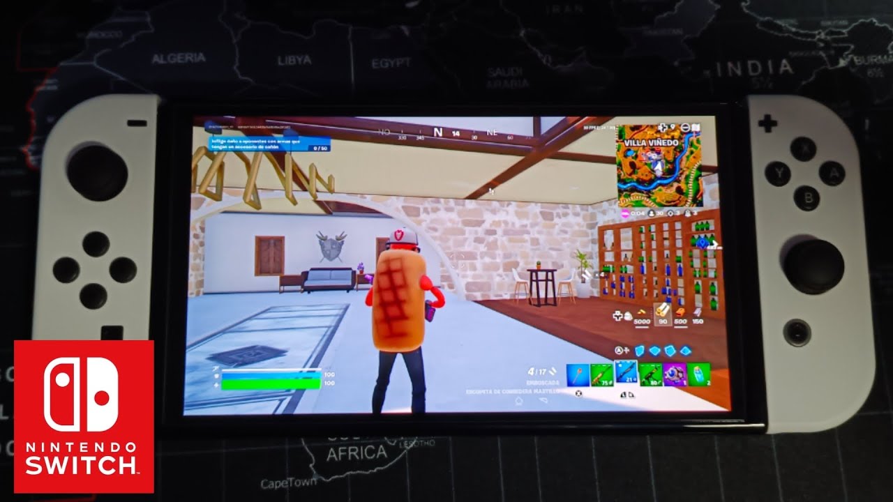 GAMEPLAY FORTNITE EN NINTENDO SWITCH OLED - YouTube