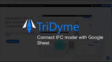 TriDyme: connect IFC model with Google Sheet