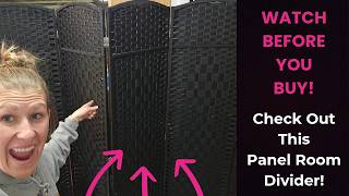 6Panel Room Divider,6Ft Folding Privacy Screen Tall-Extra Wide Foldable Panel Partition Wall Divider