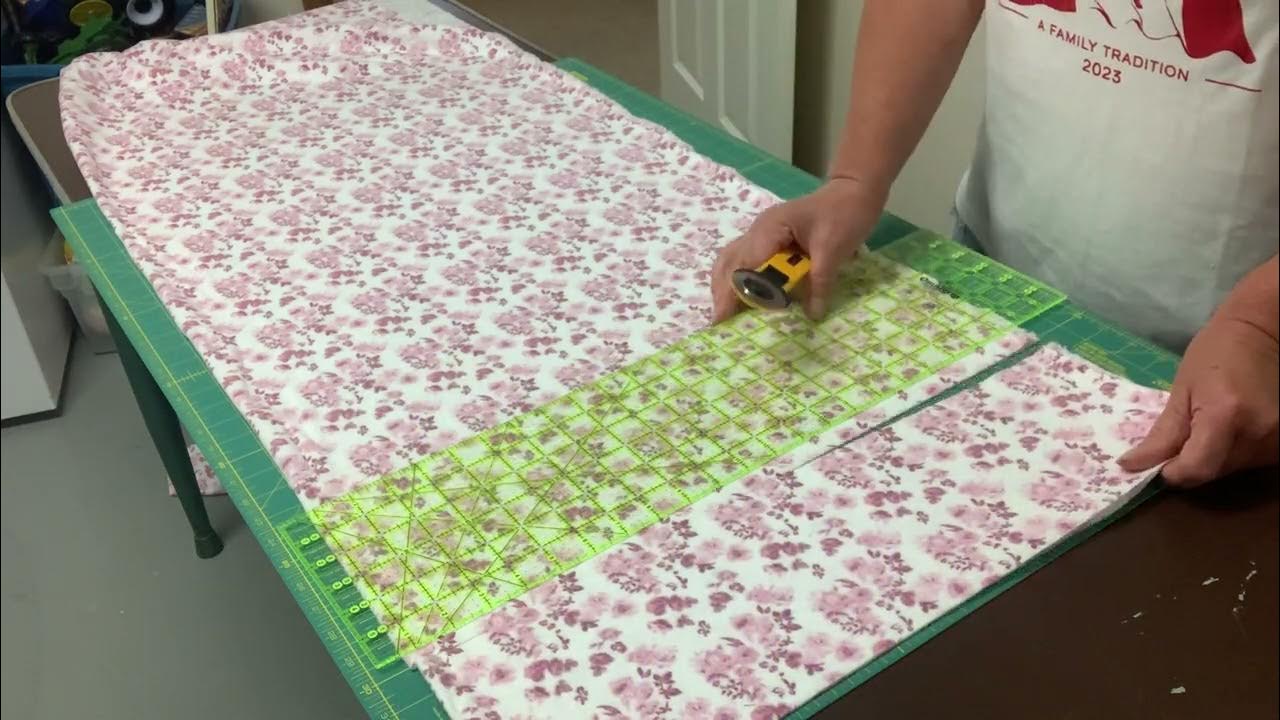 Quick and easy way to cut squares for your patchwork quilt YouTube