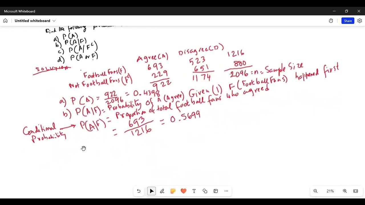Online conditional probability explained #conditionalprobability # ...