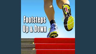 Soft Boots Take Slow Steps on Wood Stairs screenshot 5