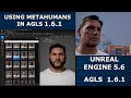 UE5 - AGLS - Using MetaHuman Player Characters in AGLS 1.6.1