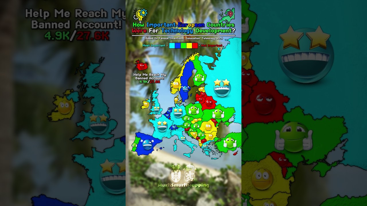 How Important European Countries Were For Technology Development? 