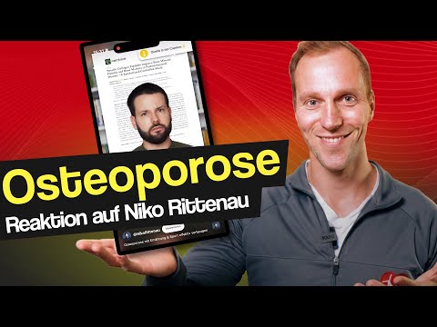 Osteoporosis - Stopping bone loss: What really helps? (Niko Rittenau's reaction & supplement)