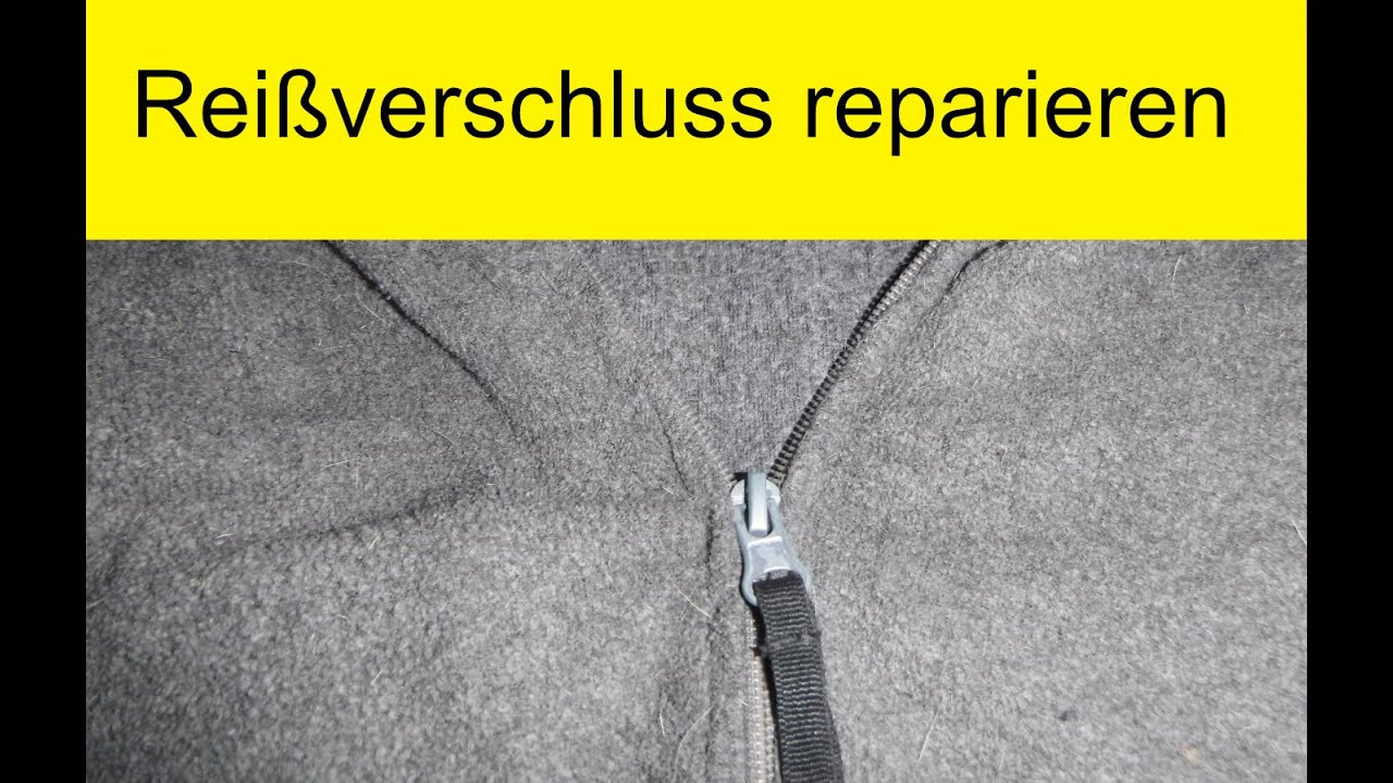 🧵Reißverschluss reparieren - schnell und einfach