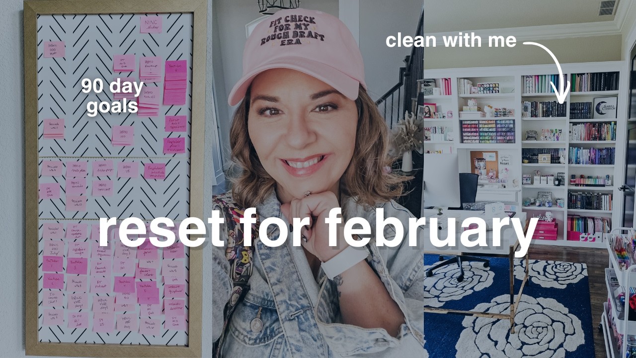 February Reset Vlog ❄️ Clean, Organize, And Set Goals With Me
