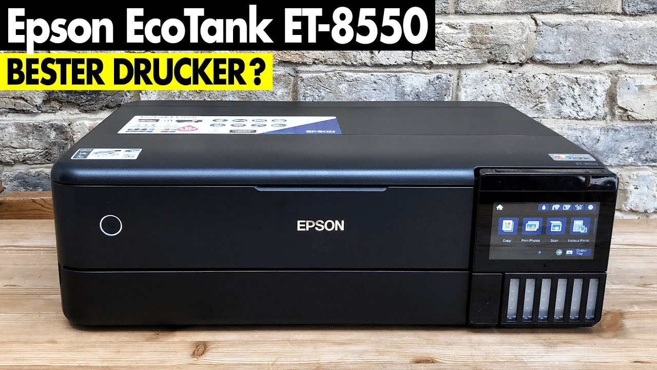 Epson EcoTank ET-8550 Drucker TEST (2026) - Lohnt sich der Kauf?
