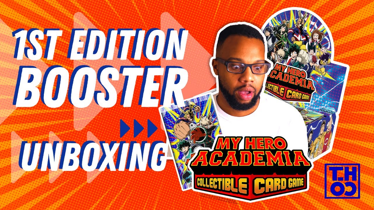 My Hero Academia Booster Box Opening 1st Edition Universus MHA CCG TCG