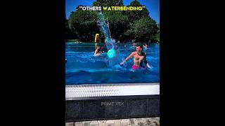 Others: Waterbending 💧 This Guy: Reality ☠️ #shorts #viral