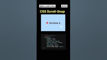 Master Smooth Scrolling with CSS Scroll-Snap! Web #Web #CSS #WebDevelopment #CodingTips #ghiblify