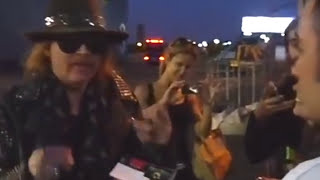 Axl Rose with Fans GNR  a genuinely  NICE GUY!