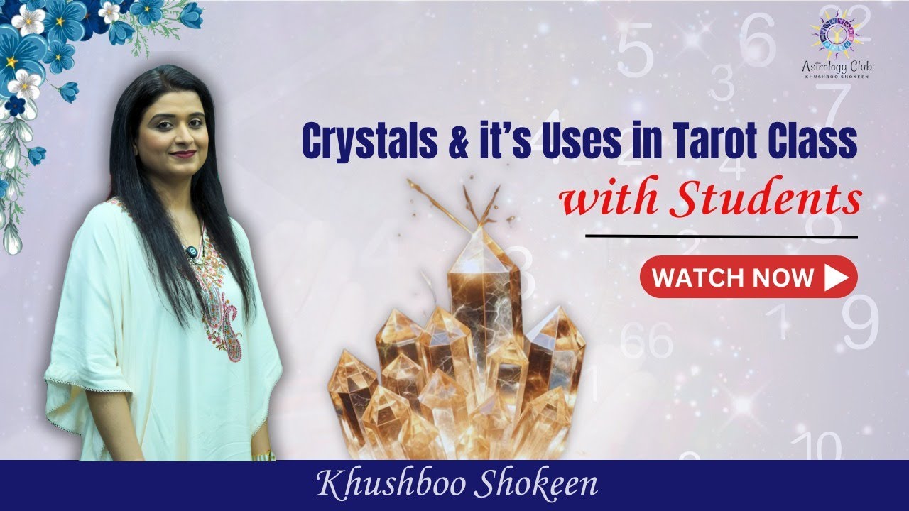Crystals & Their Uses in Tarot 🔮✨ | Tarot Class for Students | Crystal Healing + Tarot Guide |
