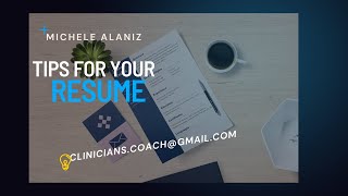 Resume Tips for Occupational Therapists: How to Make Your Application Stand Out with Michele Alaniz