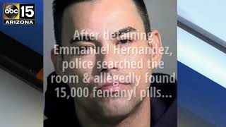 PD: 15,000 fentanyl pills seized in west Phoenix motel - ABC15 Crime