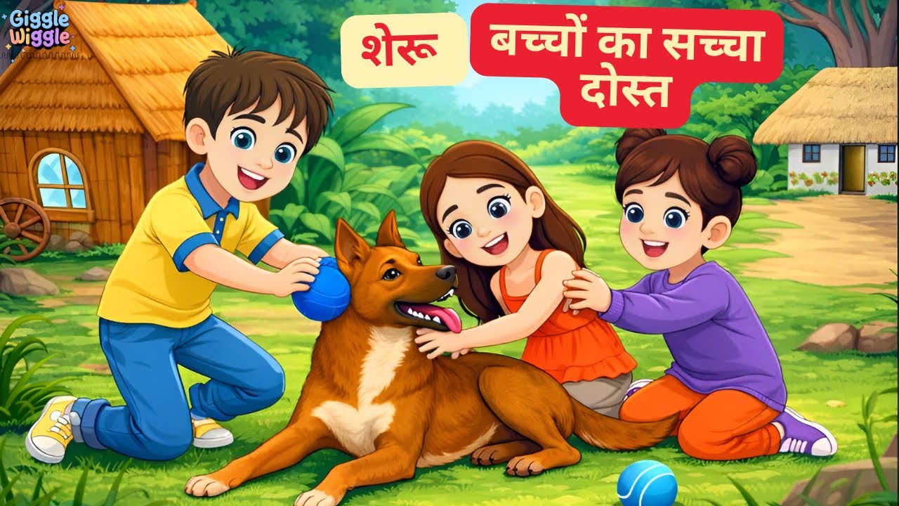निष्ठावान कुत्ता | वफादारी की प्रेरणादायक कहानी | Giggle Wiggle Hindi Moral Story for Kids | Cartoon
