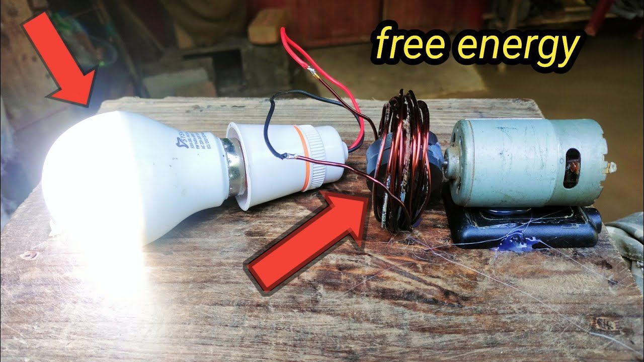 free energy 12 volt motor with copper wire and se free