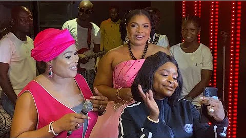 HEAR WHAT ACTRESS BISI OMO LOGBA LOGBA SAID ABOUT TOYOSI ADESANYA AT HER BIRTHDAY PARTY