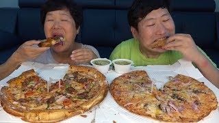 어머니가 좋아하시는 피자 먹방 시간(Mother's favorite food : pizza~!) 요리&먹방!! - Mukbang eating show