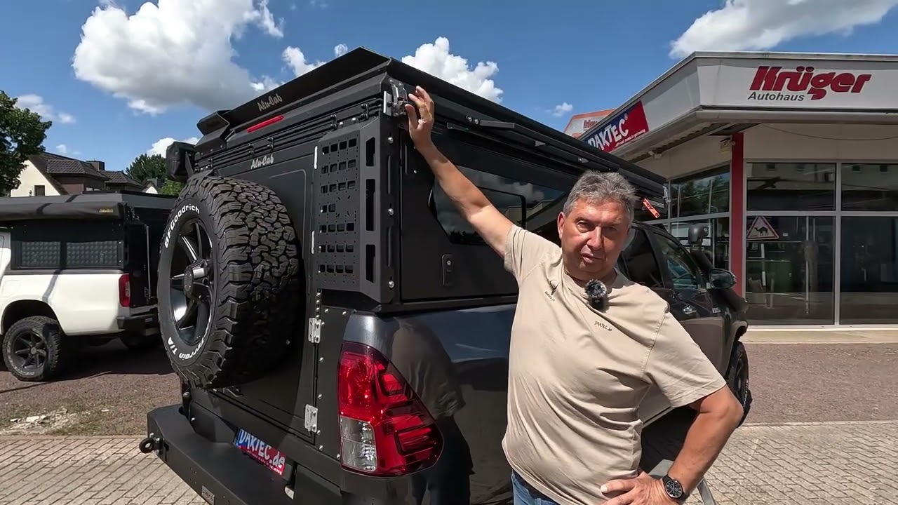 Toyota Hilux mit ALU CAB MOD CAB bei Daktec