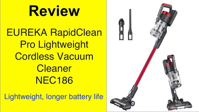 BRITECH Cordless Lightweight Stick Vacuum Cleaner, 500W Motor for Powerful  Suction 40min Runtime, LED Display Screen & Headlights, Great for Carpet