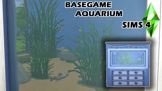 Fishtank/Aquarium | BASEGAME | No CC | Pond Tool | The Sims 4