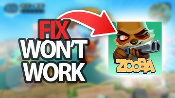 How To Fix Zooba Game App Won