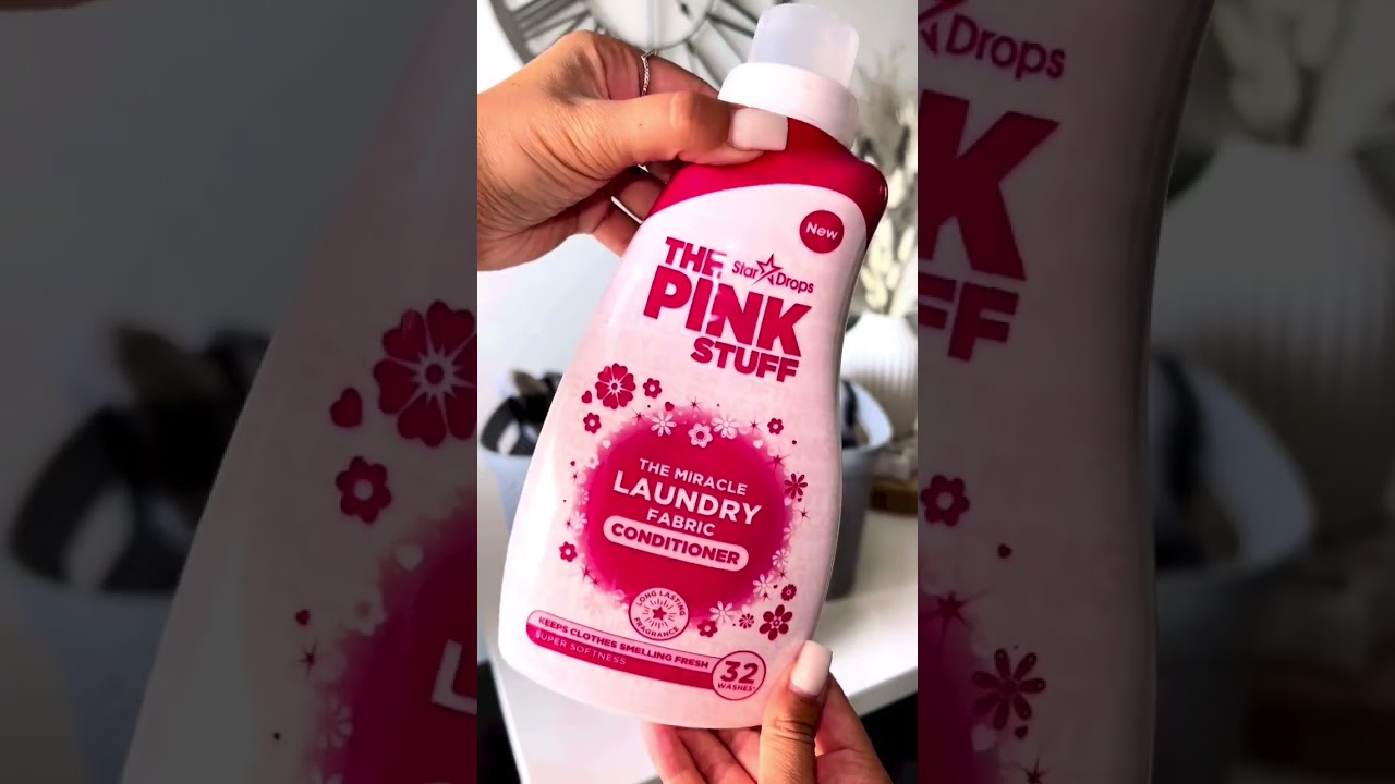 Stardrops - The Pink Stuff - The Miracle Laundry Oxi Stain Remover Spray  500ml RHUBARB 17.59 Fl Oz (Pack of 1)