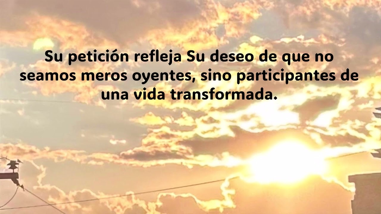 La Oración de Jesús por nosotros