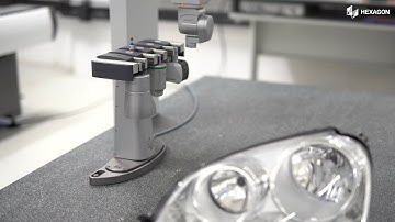 The power of non-contact #multisensor #measurement on a coordinate measuring machine