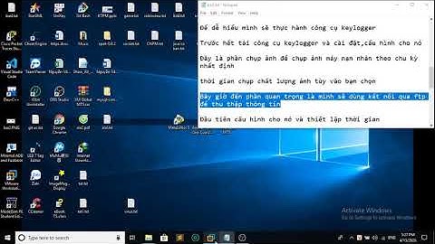 Bảo mật và An toàn hệ thống thông tin-Bài 5: Công cụ KeyLogger