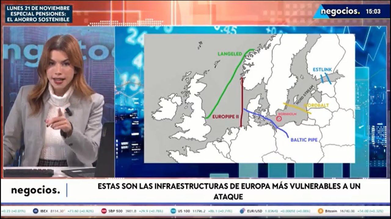 Estas son las infraestructuras energéticas de europa más vulnerables a un ataque